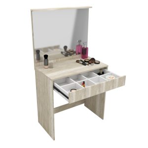 Tocador Maquillador con Espejo y Cajón – 1429