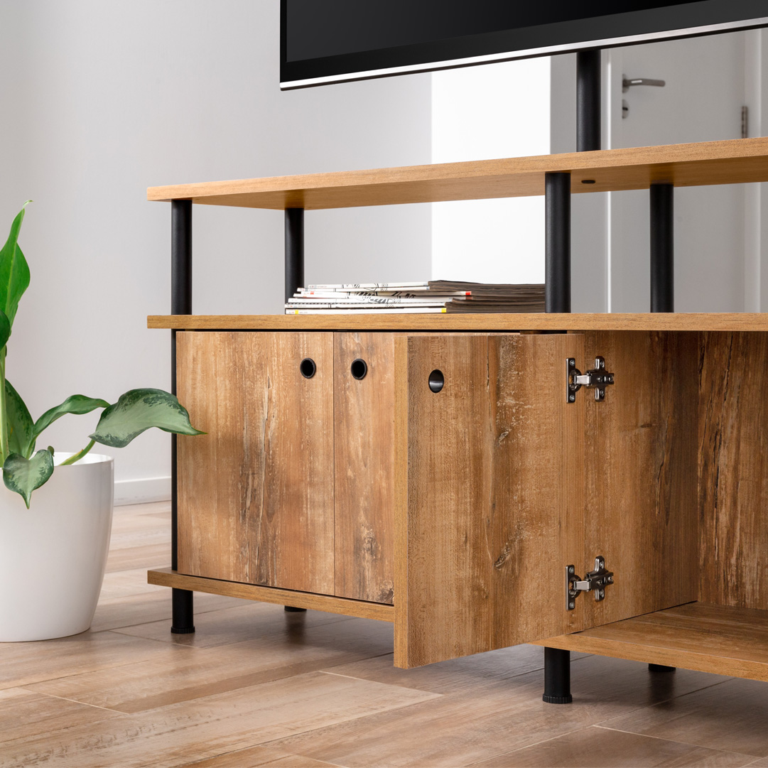 Separador de Ambiente con soporte TV 190CM 192 x 30 x 182 cm – S03 - Imagen 4