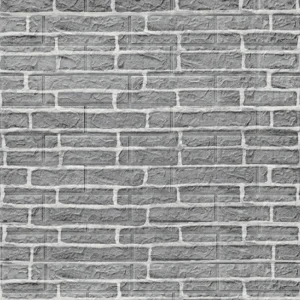 Panel 3D Ladrillo Gris – Revestimiento Moderno para Paredes Interiores