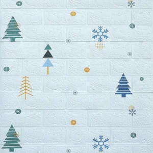 Panel Adhesivo 3D Diseño Bosque – Decoración Natural para Paredes