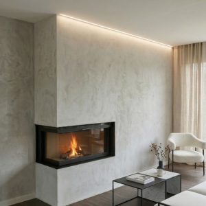 Chimenea de leña HSE 120 L izquierdo