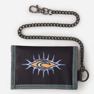 CARTERA RIP CURL KIDS CHAIN SURF BLACK GREEN
