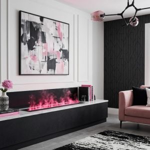 Chimenea eléctrica 1000 RBR Con depósito – Multicolor